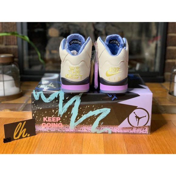 Size 7m/8.5w Air Jordan 5 Retro “DJ Khalid We The Best Sail” Athletic Sneakers D - Picture 5 of 7